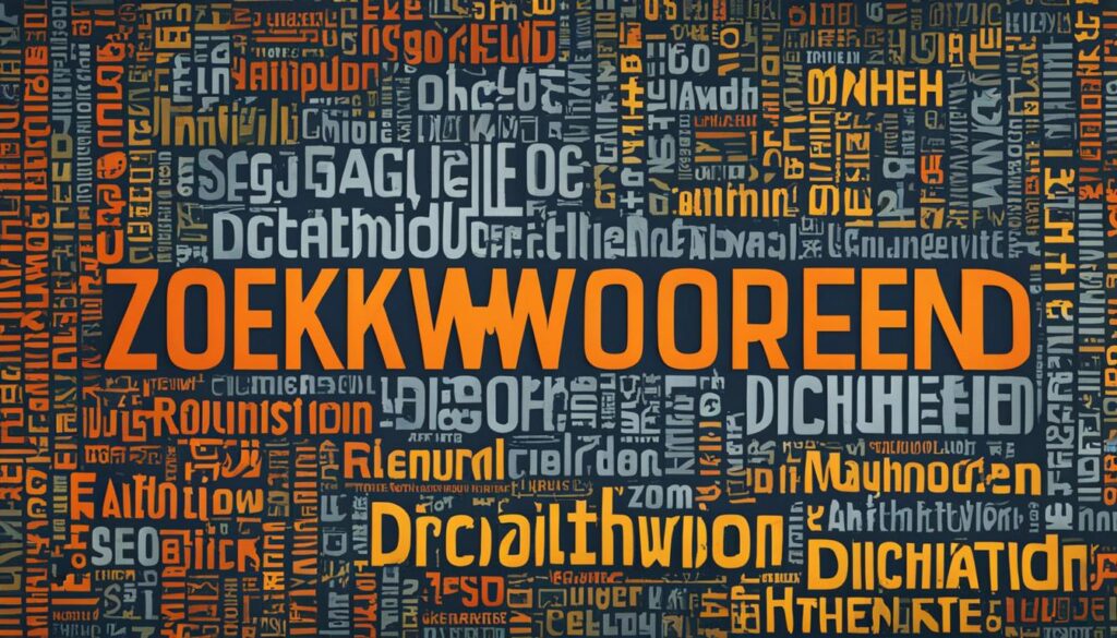 zoekwoorden dichtheid